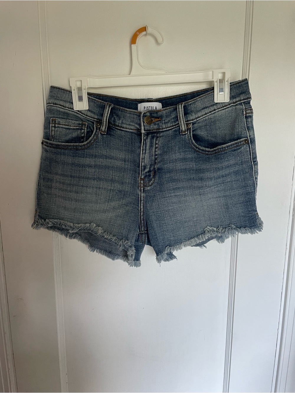 Pistola Women's Light Blue Denim Cutoff Shorts Size 28 / US size 6